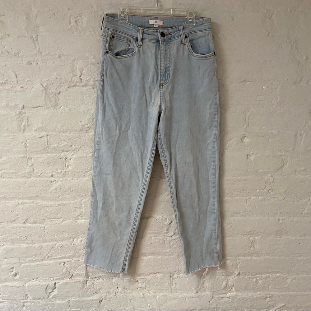 High waisted cropped jeans
